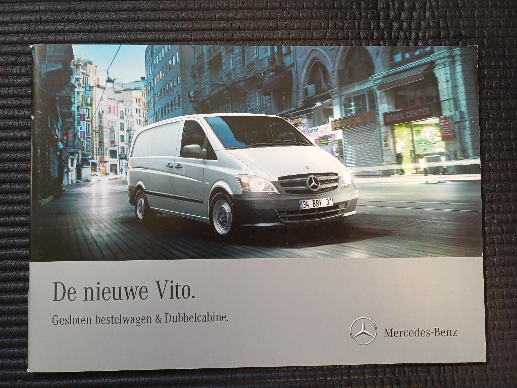 Brochure Mercedes-Benz Vito (NL) 2010, Ophalen of Verzenden, Zo goed als nieuw, Mercedes
