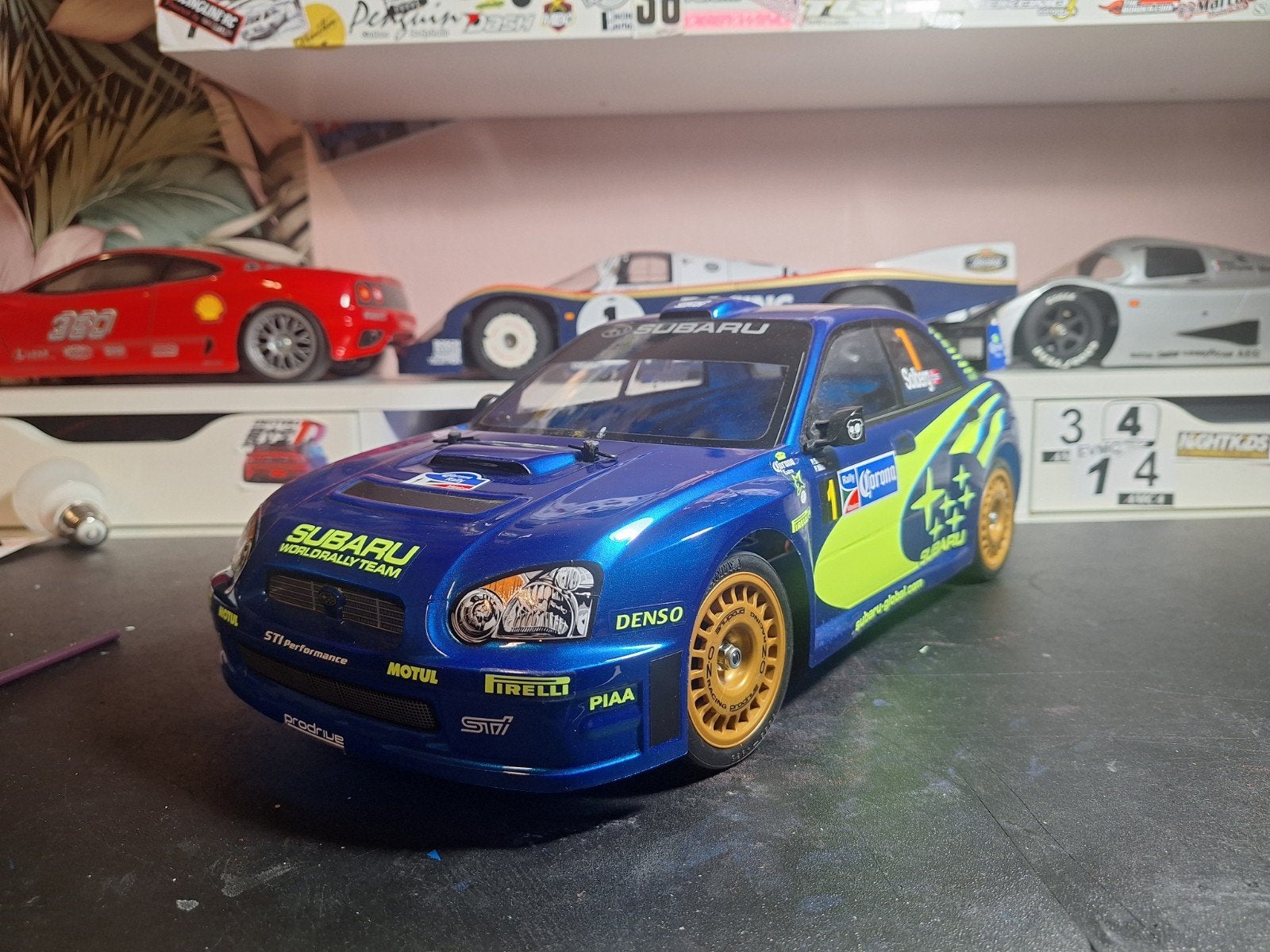Tamiya Subaru Impreza (body en wielen), Ophalen of Verzenden, Nieuw, Schaal 1:10, Auto onroad