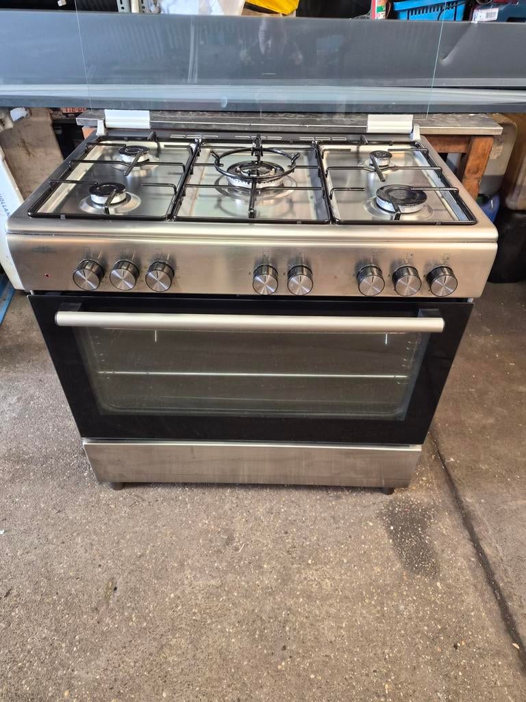 Everglades gasfornuis met grote oven, Ophalen, Warmhoudplaat, 60 cm of meer, Zo goed als nieuw