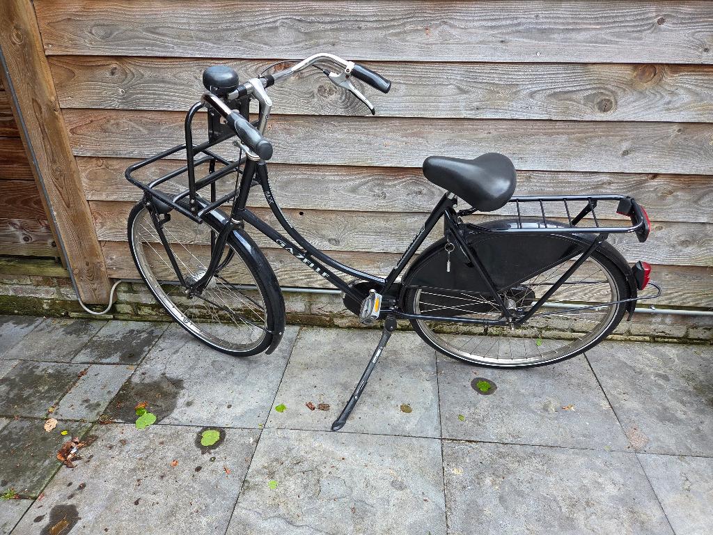 Gazelle dames fiets, Ophalen, Gebruikt, Terugtraprem, Gazelle