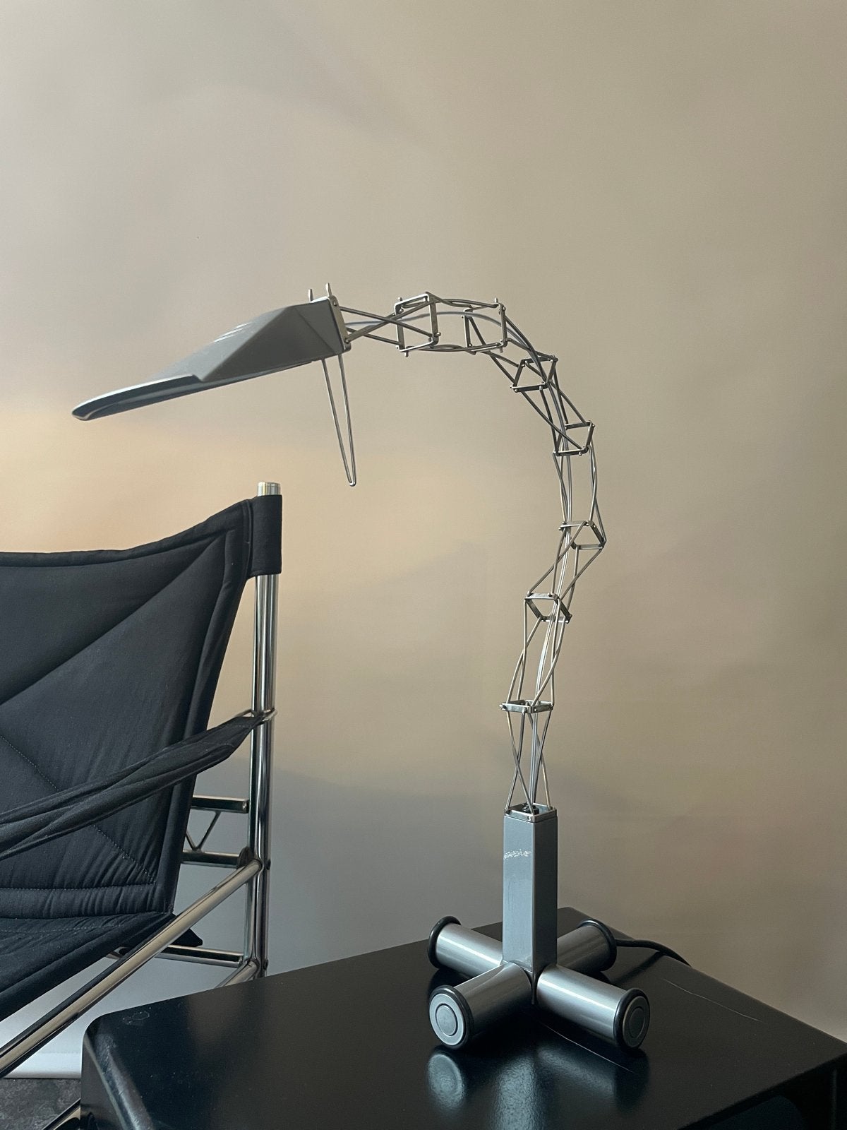 Multi X design lamp door Yaakov Kaufman voor Lumina, 1980, Ophalen, Zo goed als nieuw, Metaal, 75 cm of meer
