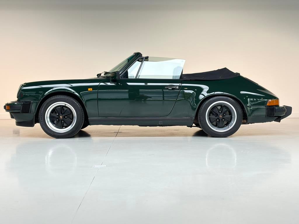 Porsche 911 3.2 Cabriolet 1984 Paint To Sample Groen, Auto's, Porsche, Achterwielaandrijving, Zwart, Cabriolet, Bedrijf