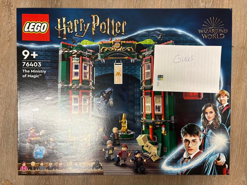 Lego 76403 Harry Potter Ministerie van Toverkunst, Ophalen of Verzenden, Zo goed als nieuw