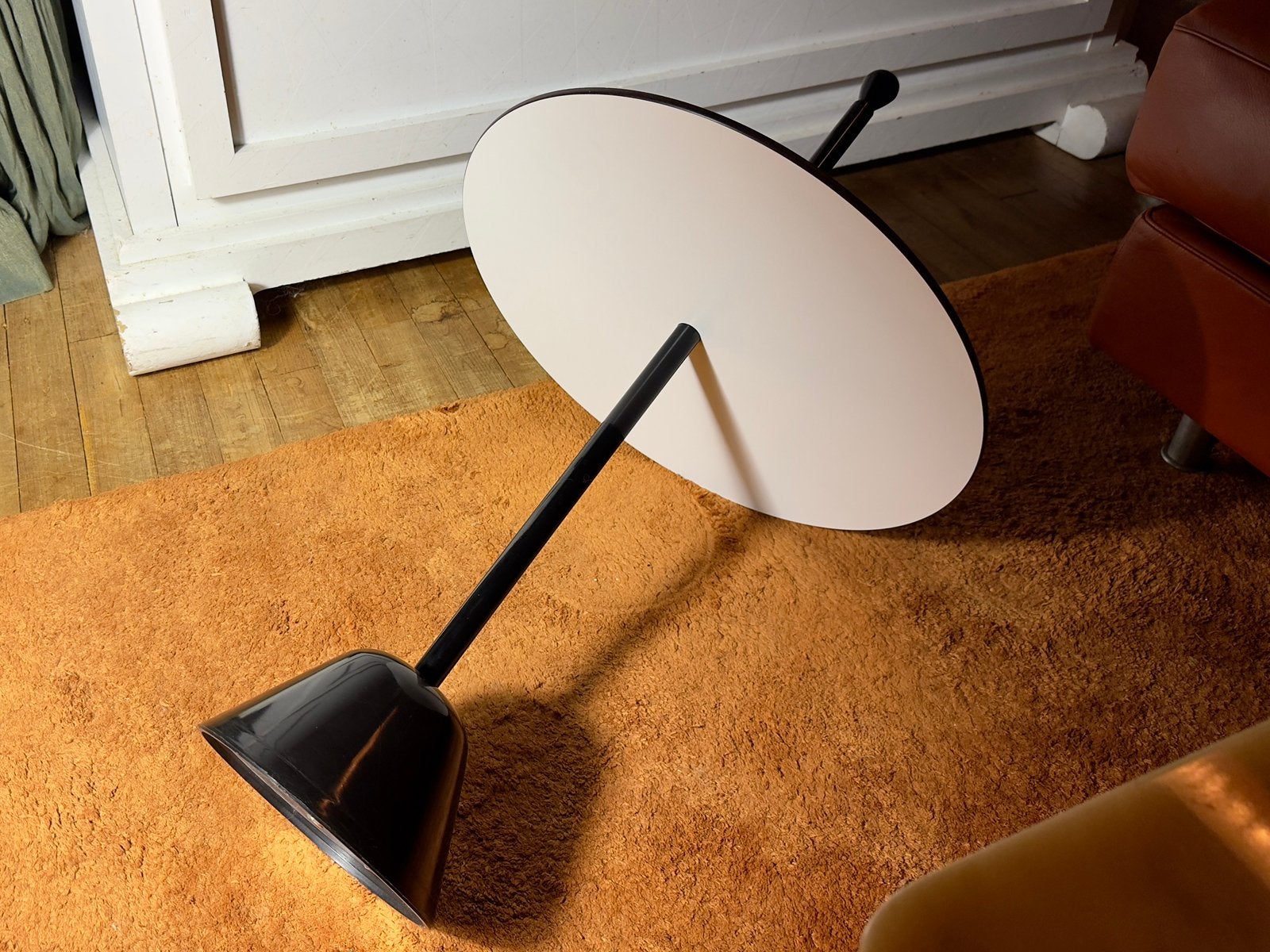 Zanotta Servomuto | design Castiglioni | 1974 | WIT of ZWART, 45 tot 60 cm, Rond, \, Ophalen of Verzenden