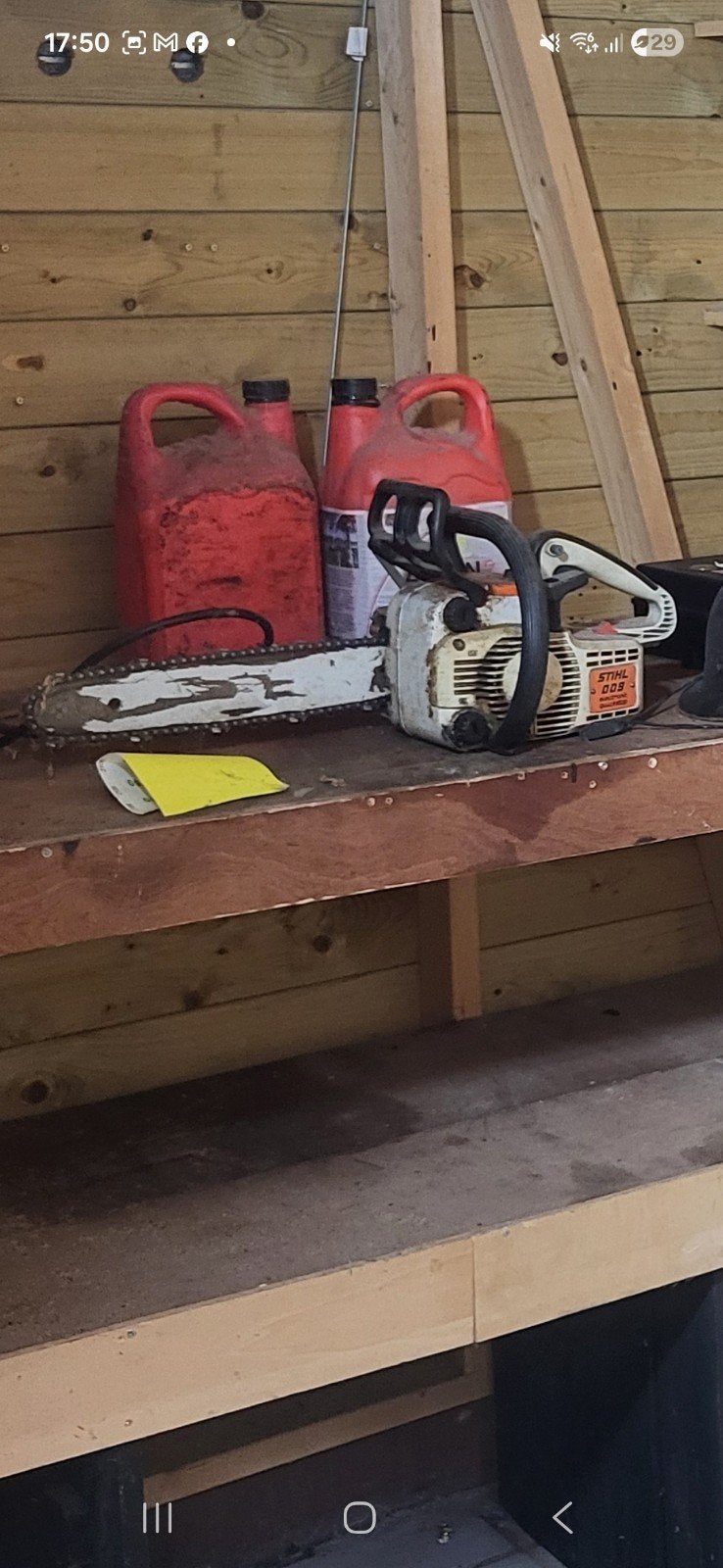 Stihl 009 Kettingzaag - Gebruikt, Doe-het-zelf en Verbouw, Ophalen, Stihl, Gebruikt, 70 mm of meer