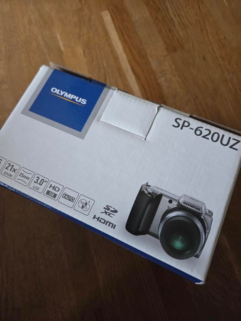 Olympus SP-620UZ Digitale Camera - 21x Zoom, HD Video, Audio, Tv en Foto, Fotocamera's Digitaal, Compact, Nieuw, Ophalen of Verzenden