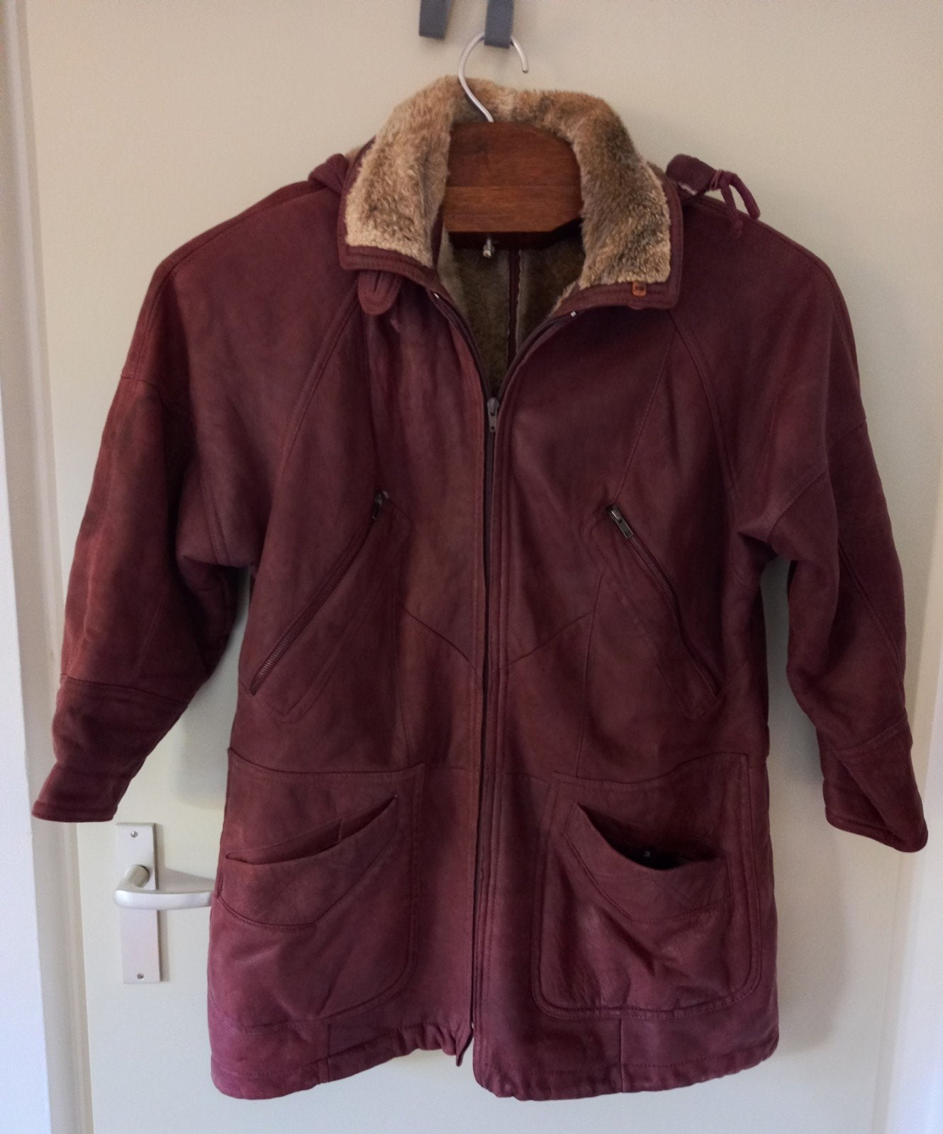 Vintage Lammy Coat - Warme Winterjas, Maat 38/40 (M), Verzenden, CHRIST, Gedragen