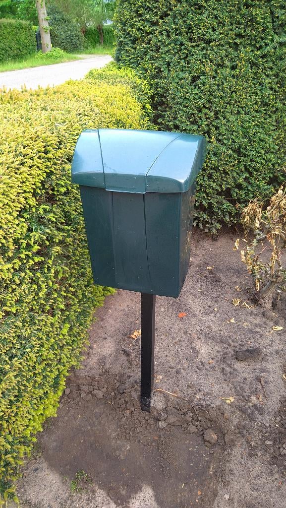 PTT / Cofa Brievenbus met paal, Tuin en Terras, Ophalen, Gebruikt, Kunststof, Staande brievenbus