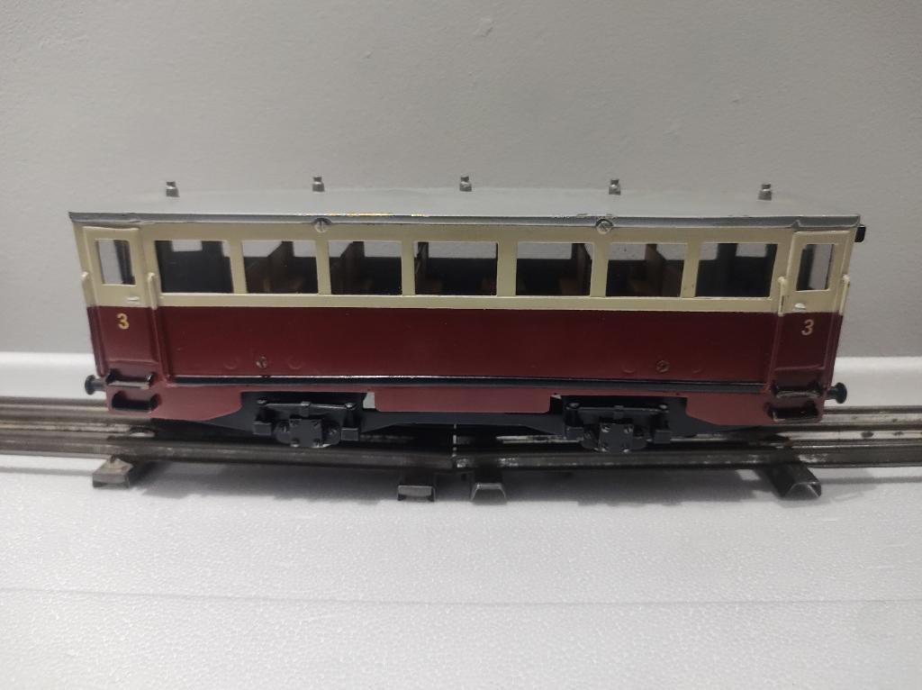 Spoor 0 elektrische railbus met verlichting, Ophalen of Verzenden, Gelijkstroom, Overige merken