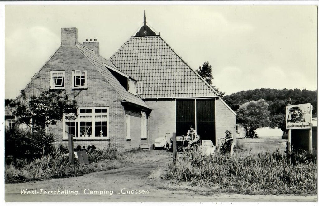 West-Terschelling - Camping "Cnossen", Verzamelen, Verzenden, 1960 tot 1980, Gelopen, Waddeneilanden
