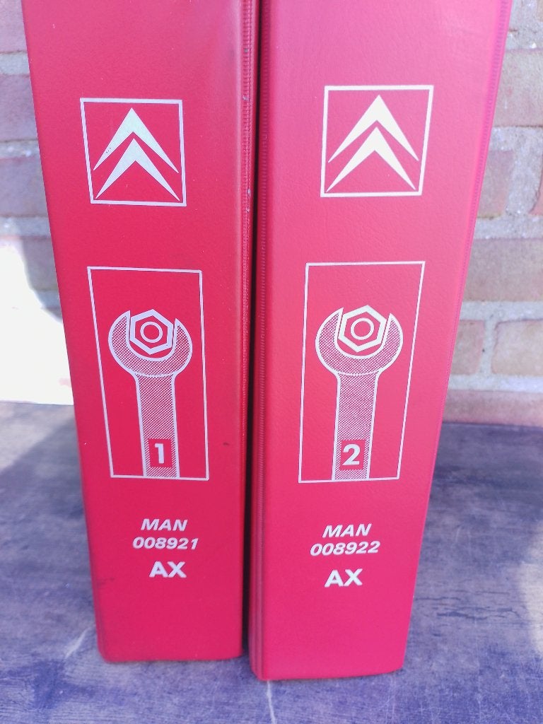 Set Citroen AX originele dealer werkplaatsboeken + GTi + 4x4, Ophalen of Verzenden, Gelezen, Citroën