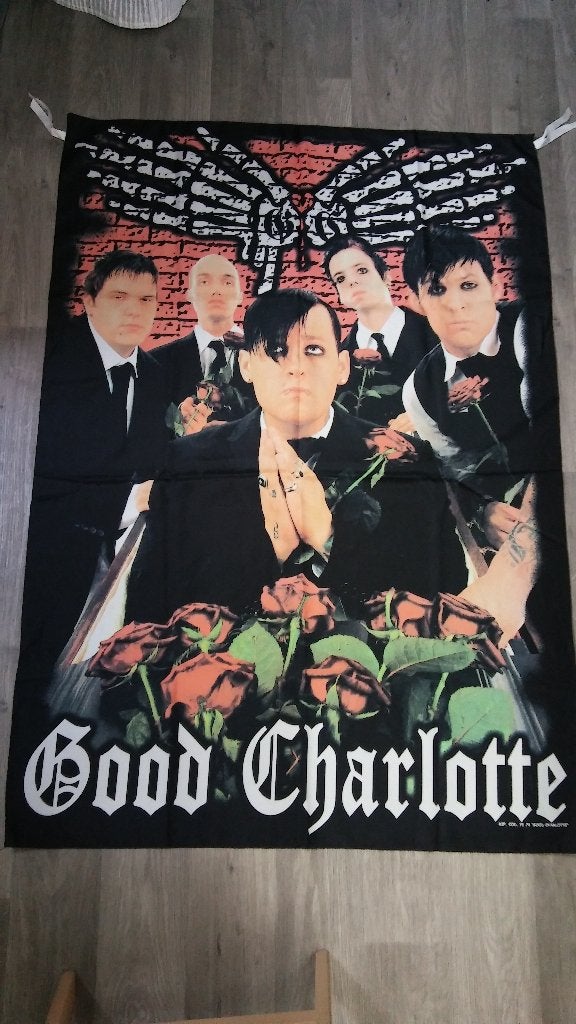 Good Charlotte muziek vlag band punk punkrock rock, Verzamelen, Verzenden, Zo goed als nieuw