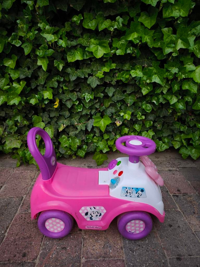 Minnie Mouse loopauto met accessoires, Ophalen of Verzenden