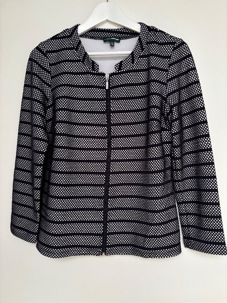 Leuk Charles Vogele jasje vestje, Kleding | Dames, Ophalen of Verzenden, Gedragen, Maat 38/40 (M), Blauw