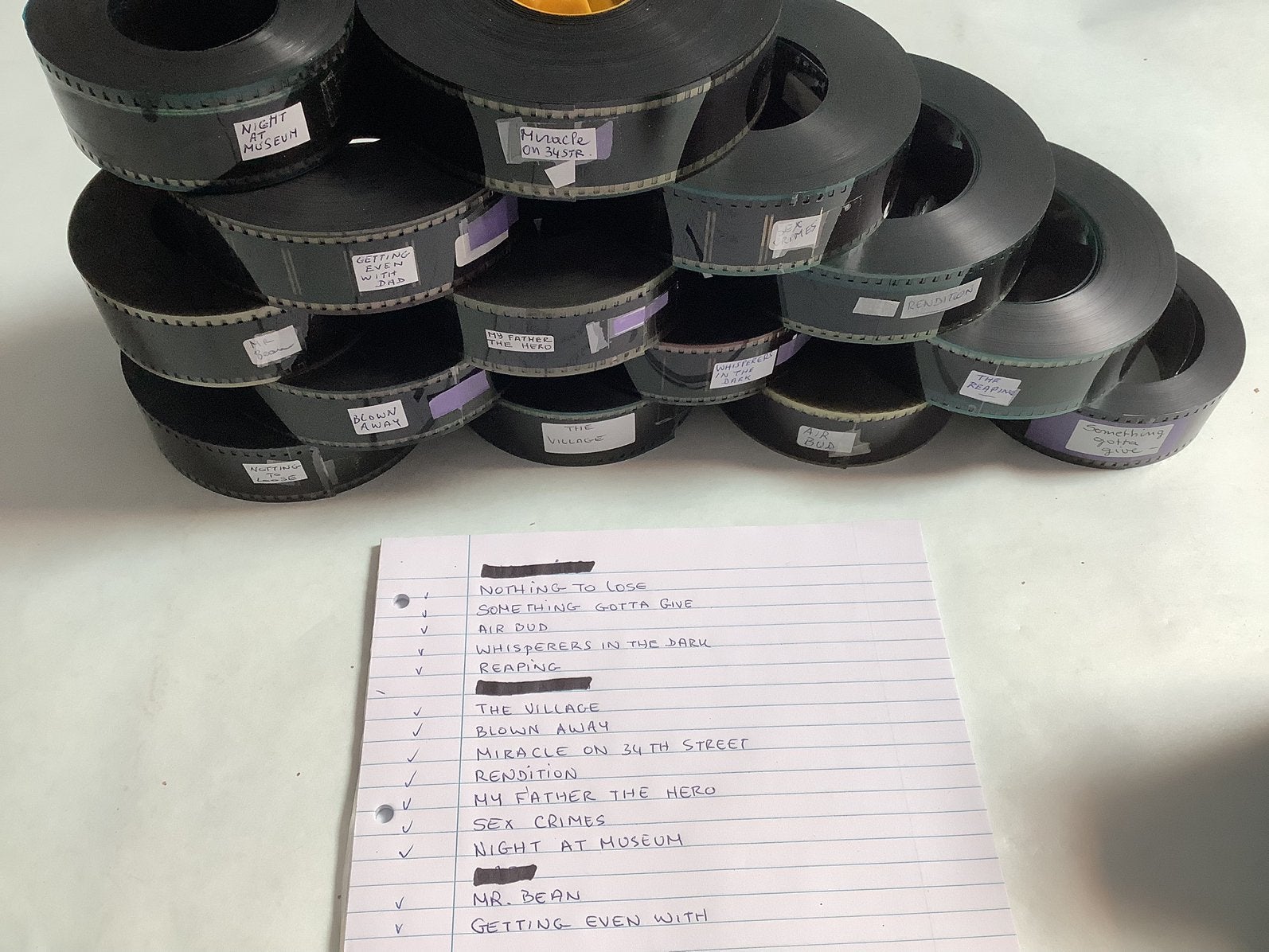 Lot film trailers 35 mm (14), Ophalen, 35mm film