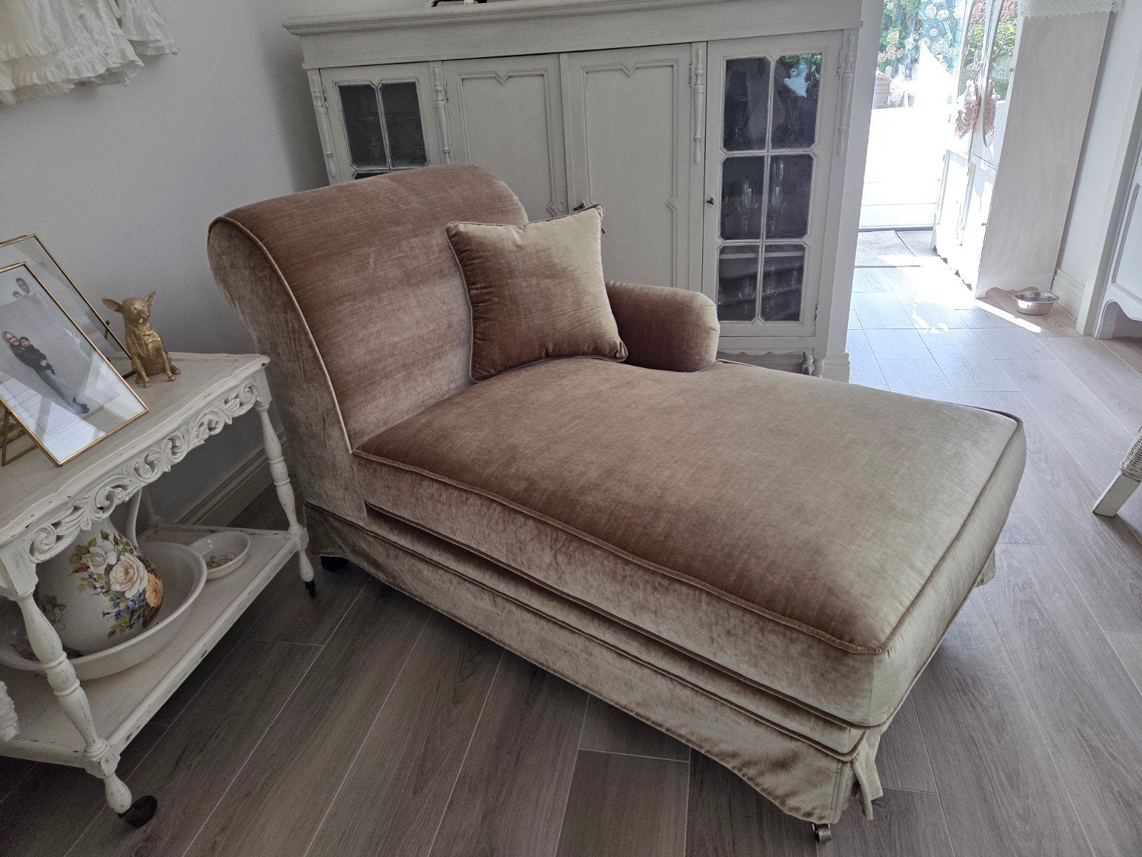 chaise longue rofra bank velvet vleug riviera maison PTMD, Ophalen of Verzenden, Zo goed als nieuw