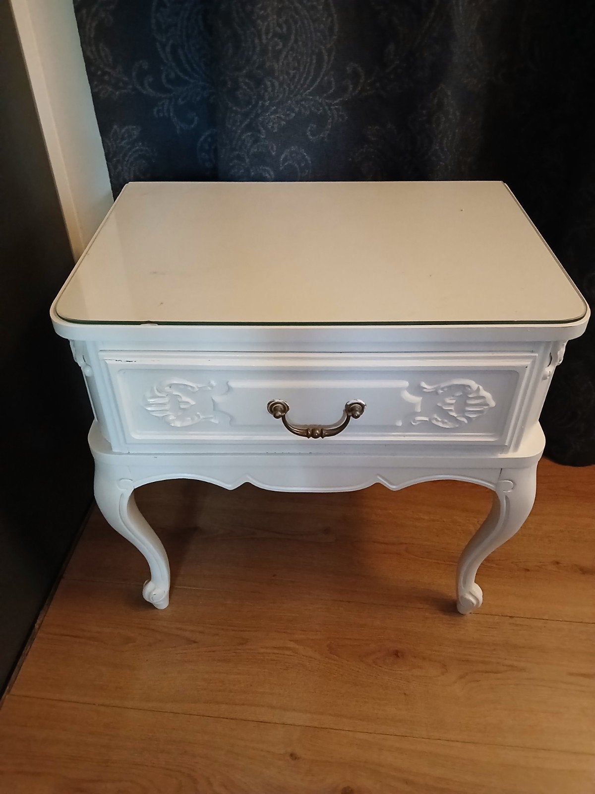Twee nachtkastjes Louis XV-stijl, Ophalen, Gebruikt, 55 tot 70 cm, 45 tot 65 cm
