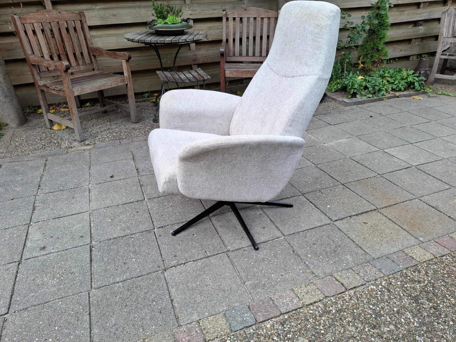 Heerlijke realex fauteuil, Ophalen, 75 tot 100 cm, Zo goed als nieuw, Stof