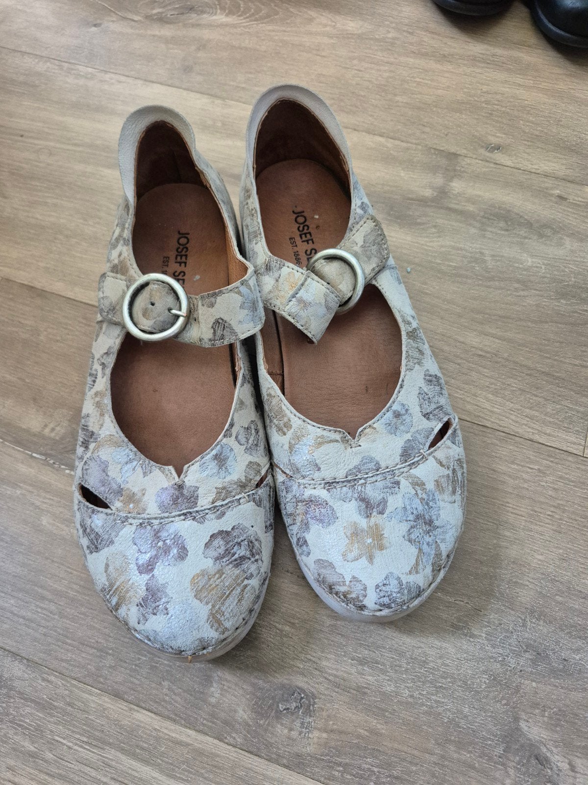 Leuke, comfortabele Joseph Seibel schoenen maat 40, Kleding | Dames, Ophalen of Verzenden, Zo goed als nieuw, Grijs, Sneakers of Gympen