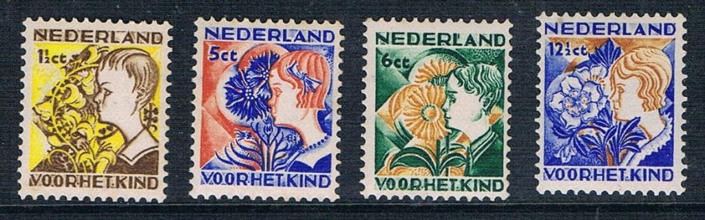 NVPH 248-251 postfris, Verzenden, T/m 1940, Postfris