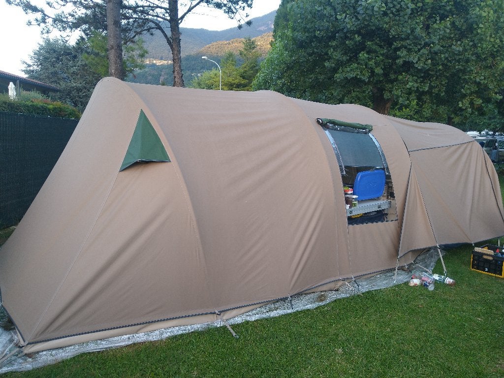Bax Falco Buizerd 3500, Caravans en Kamperen, Tenten, Ophalen, Gebruikt, Tot en met 4