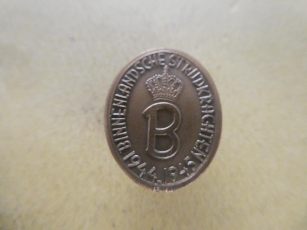 BS  knoopsgatspeldje., Ophalen of Verzenden, Landmacht, Nederland, Embleem of Badge