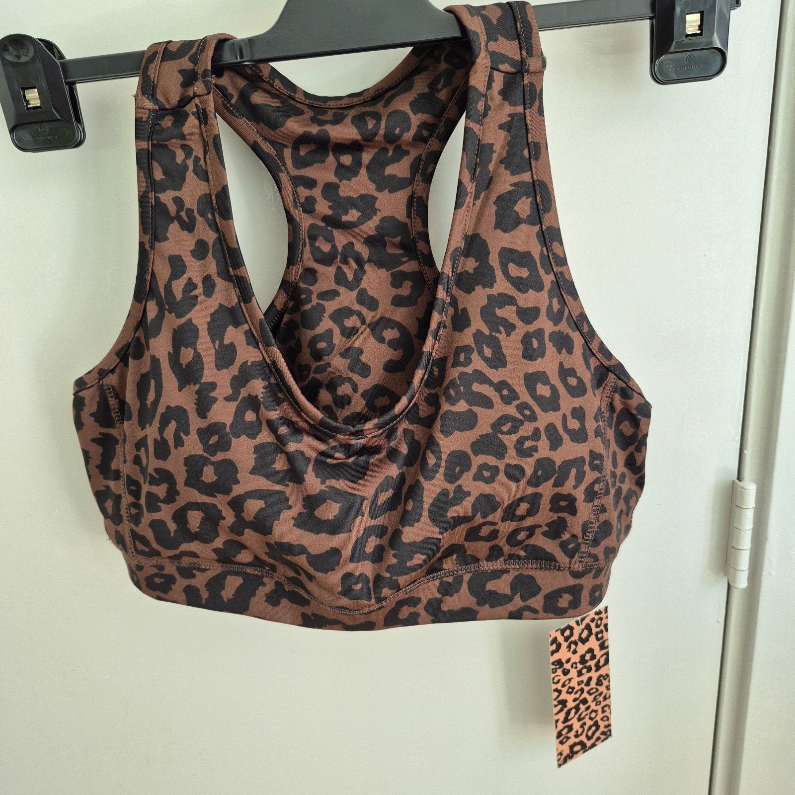 Sport BH met luipaardprint - Maat XL, Ophalen of Verzenden, Zo goed als nieuw, Maat 46/48 (XL) of groter, Fitness of Aerobics