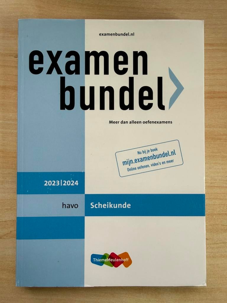 Examenbundel scheikunde havo 2023-2024, Boeken, Ophalen of Verzenden, Zo goed als nieuw, HAVO, Scheikunde