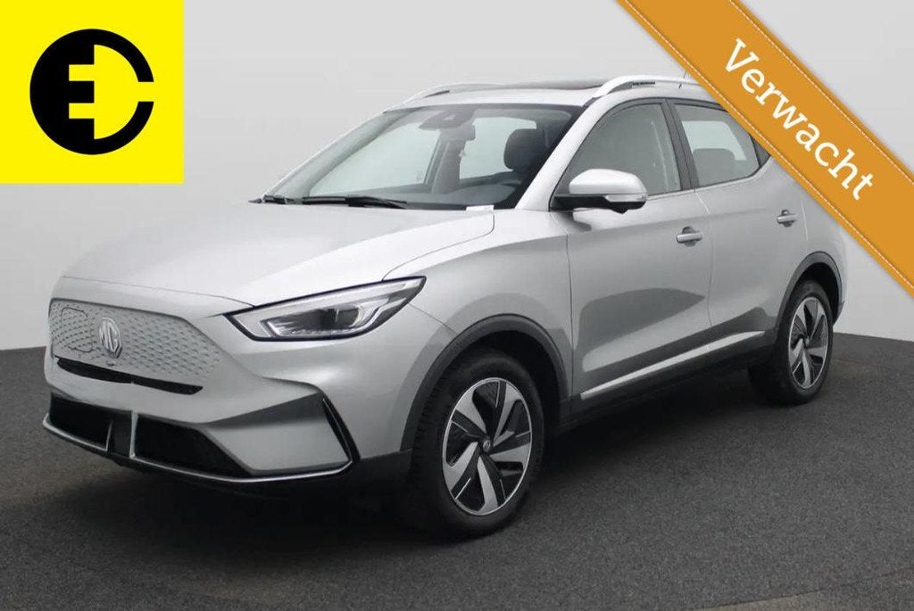 MG MG ZS EV EV Long Range Luxury 70 kWh | SOH 94,1% | Pano d, Auto's, MG, Gebruikt, Zwart, 156 pk, ZS