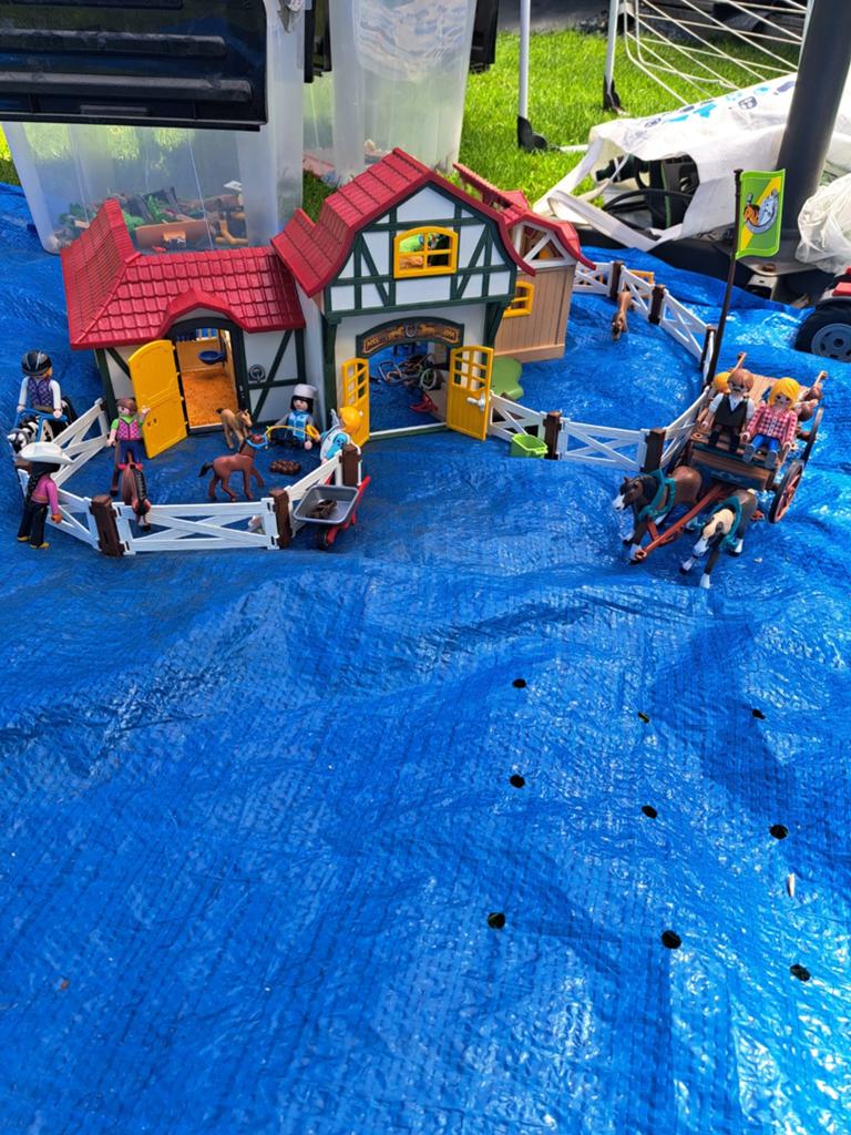 Paarden manage playmobile, Ophalen, Gebruikt