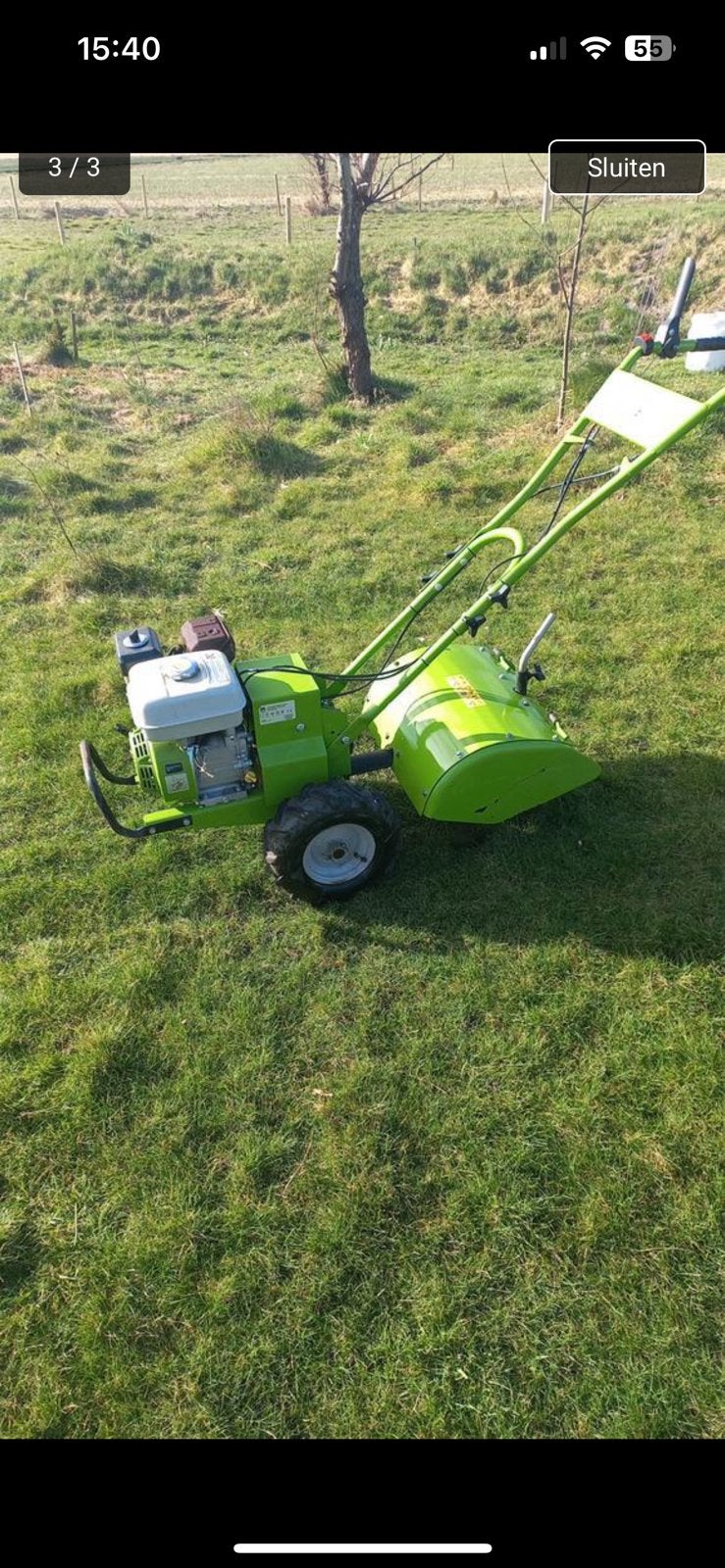 Tuinfrees te huur freesmachine, Ophalen, Zo goed als nieuw, 50 cm of meer