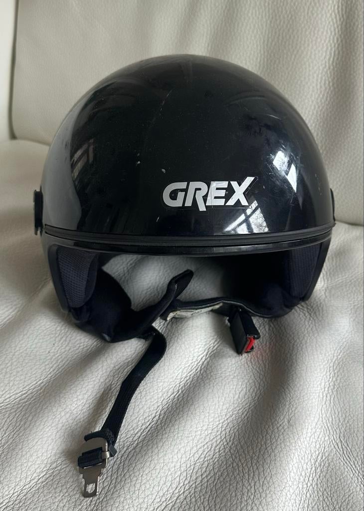 Zwarte Grex helm - Maat XXL (63 cm), Ophalen of Verzenden, Gebruikt, Extra large of groter