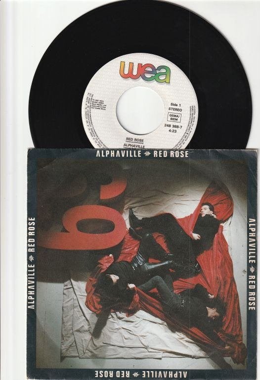 ALPHAVILLE - RED ROSE // CONCRETE SOUNDTRAXX FOR IMAGINARY-, 7 inch, Zo goed als nieuw, Pop, Overige typen