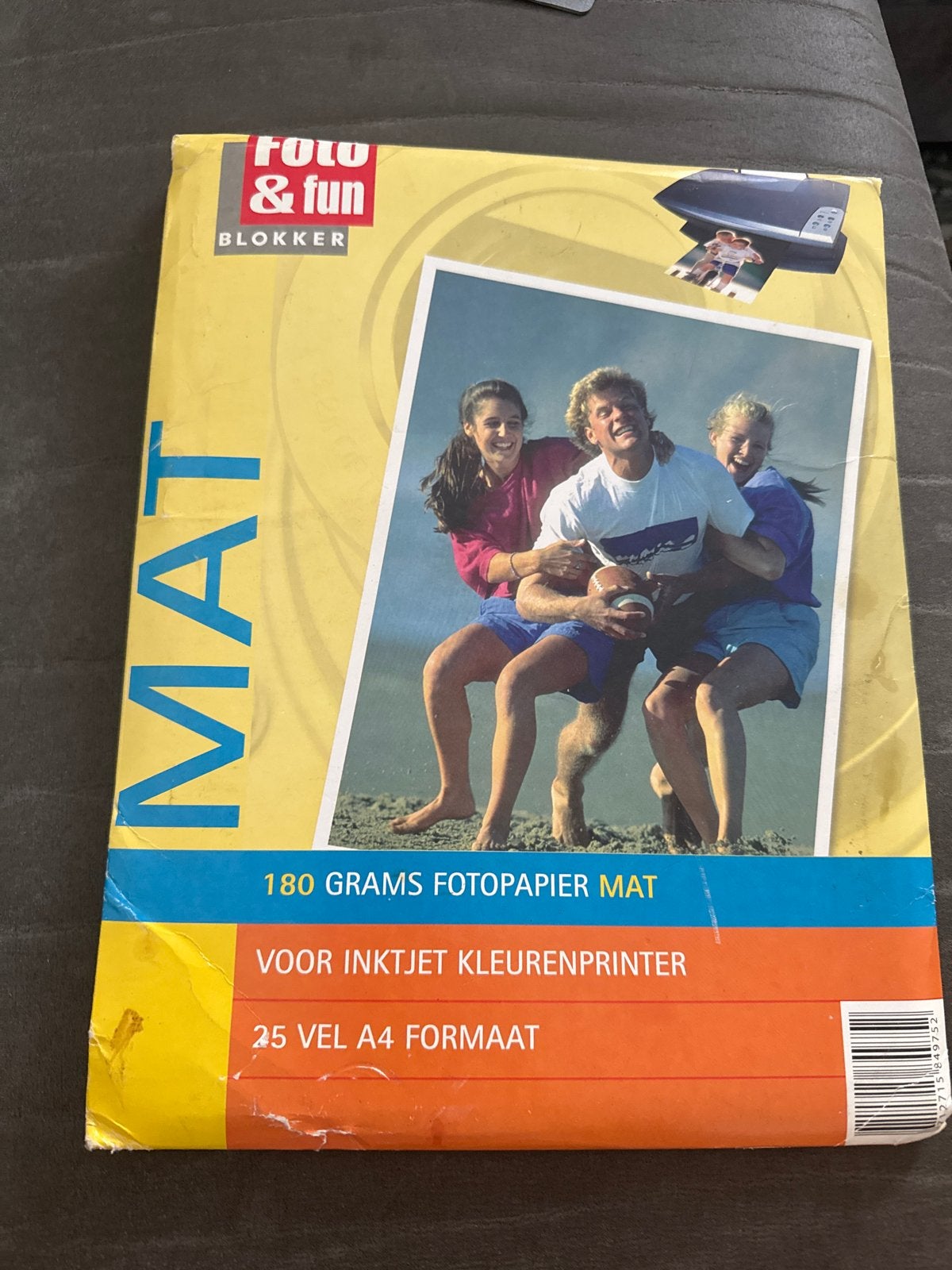 Blokker Foto & Fun Mat Fotopapier A4 180 grams (25 vel), Mat, Nieuw, Overige merken, Inkjet fotopapier