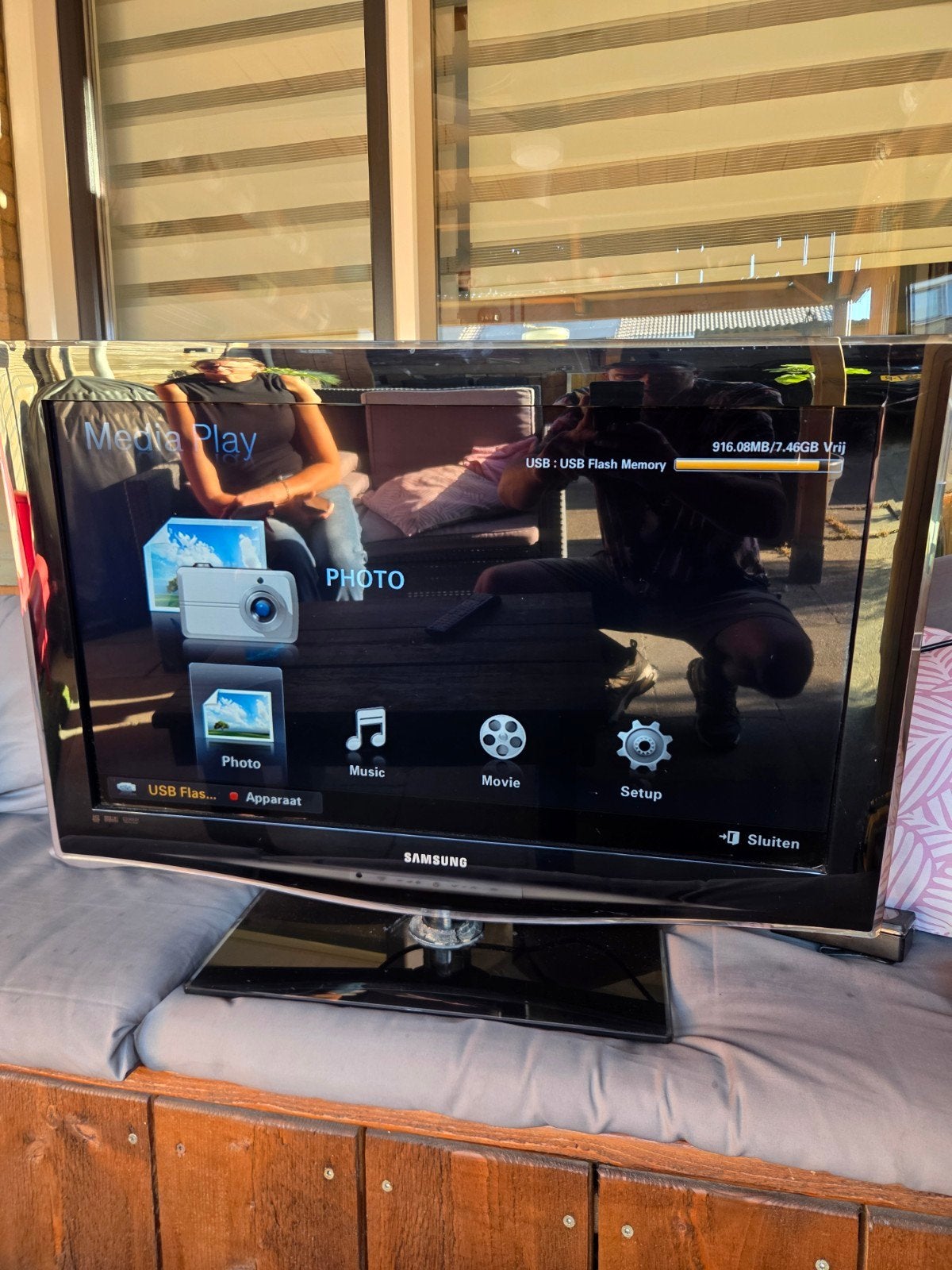 Samsung LE32B650T2P LCD TV - 32 inch Full HD, Ophalen, Gebruikt, 50 Hz, LCD