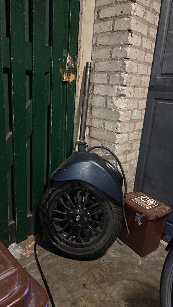 Lx vork met sprint velg, Ophalen