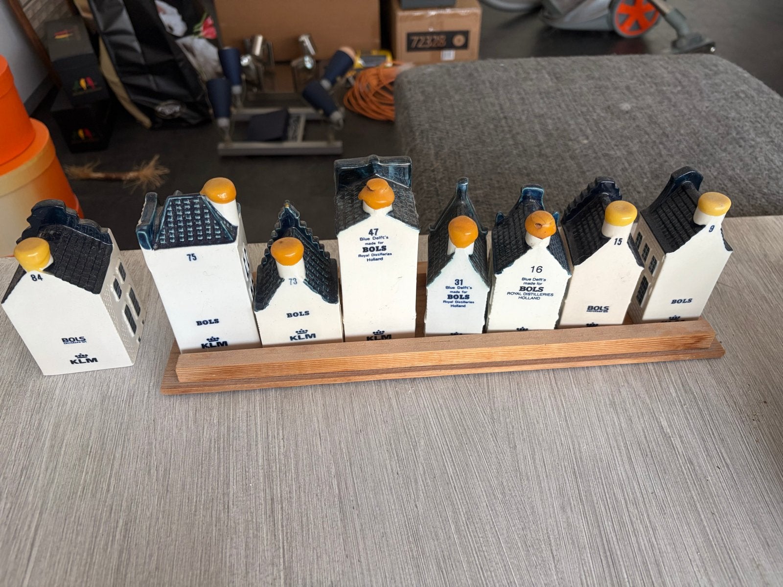 KLM BOLS Delfts Blauw Huisjes, Ophalen, Gebruikt