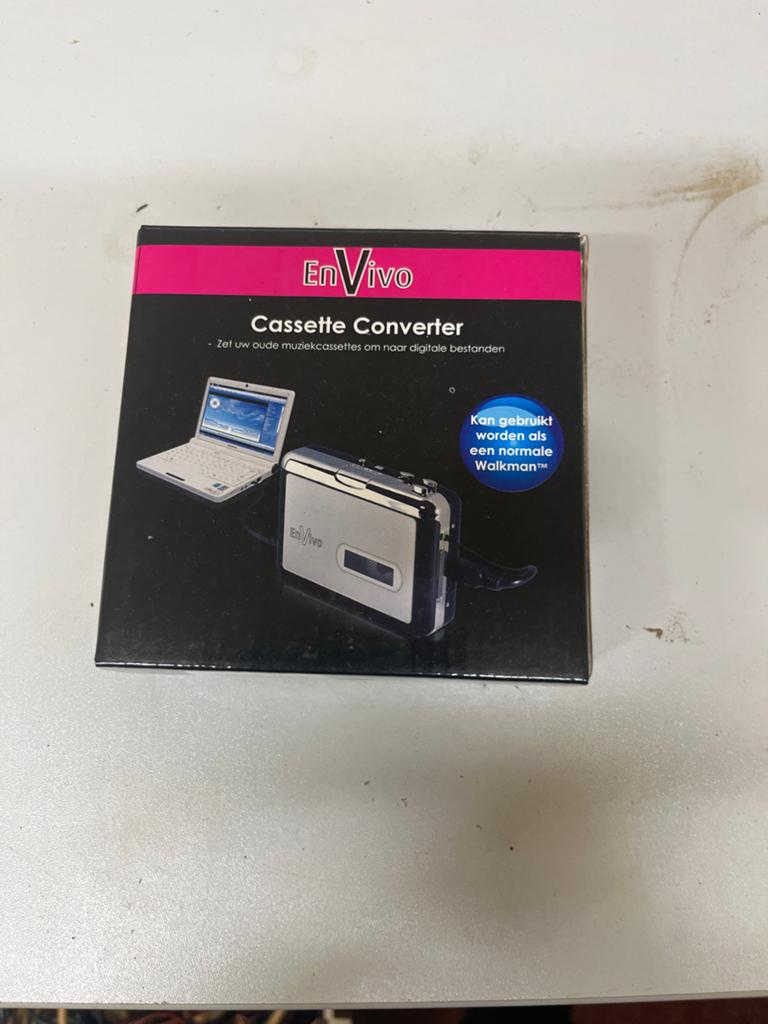 EnVivo Cassette Converter - Digitaliseer je oude tapes, Ophalen of Verzenden, Nieuw