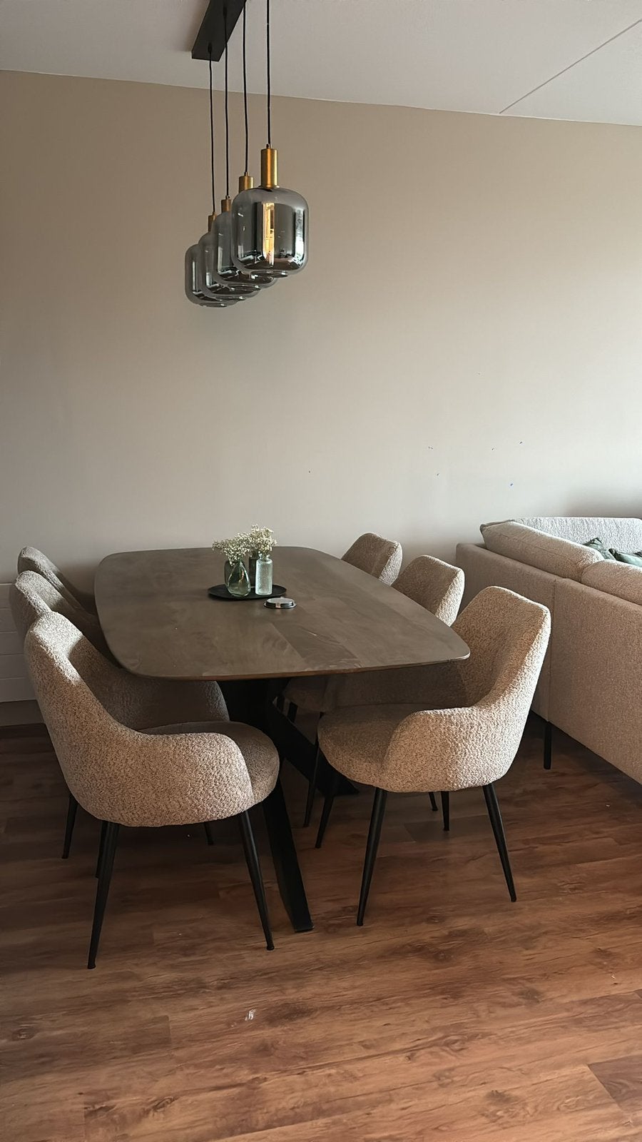 Eettafel zgan, Ophalen, 200 cm of meer, 50 tot 100 cm, Zo goed als nieuw