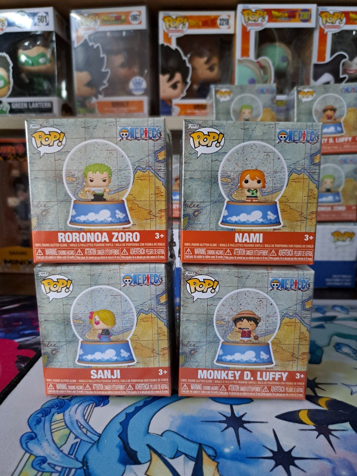 One Piece Snow Globes (4 stuks), Info@dvlpops.com, Nieuw, Ophalen of Verzenden, FUNKO LLC