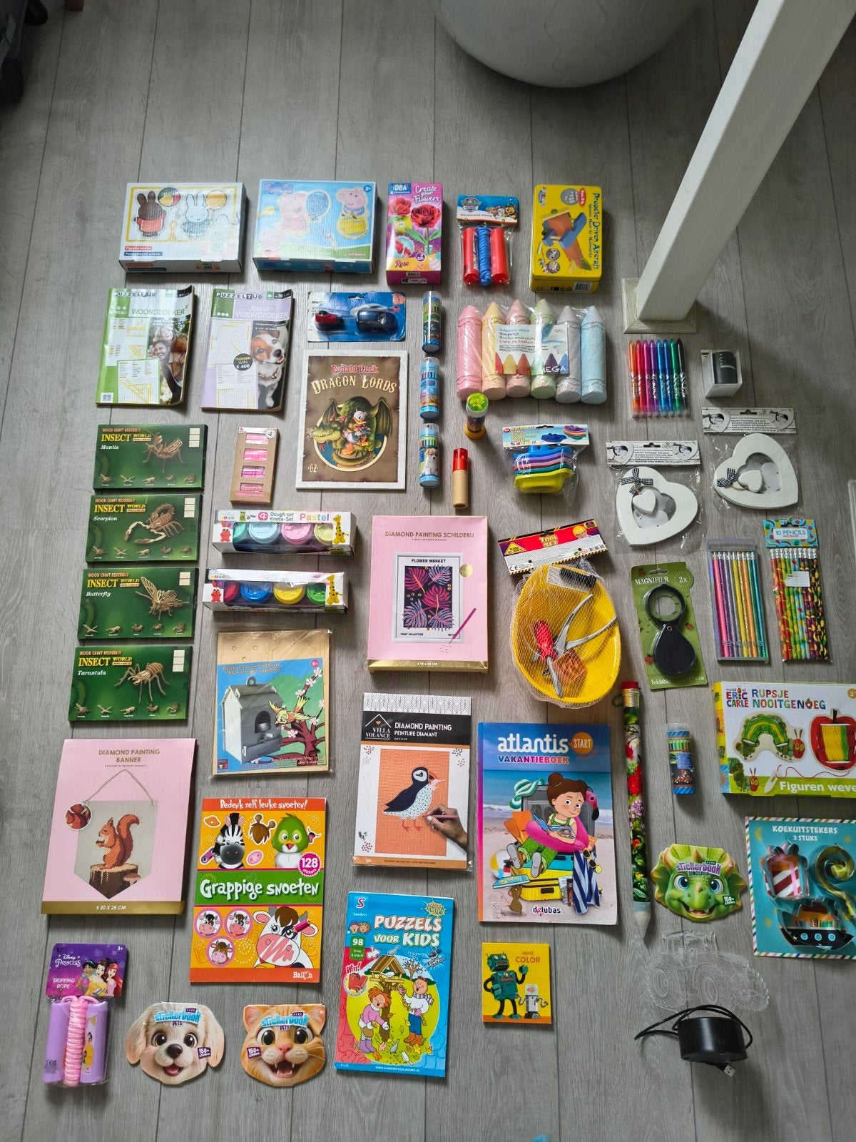 Partij nieuw speelgoed, puzzelboeken, klei, knutselen, boten, Knutselen, Onb, Nieuw, Ophalen of Verzenden