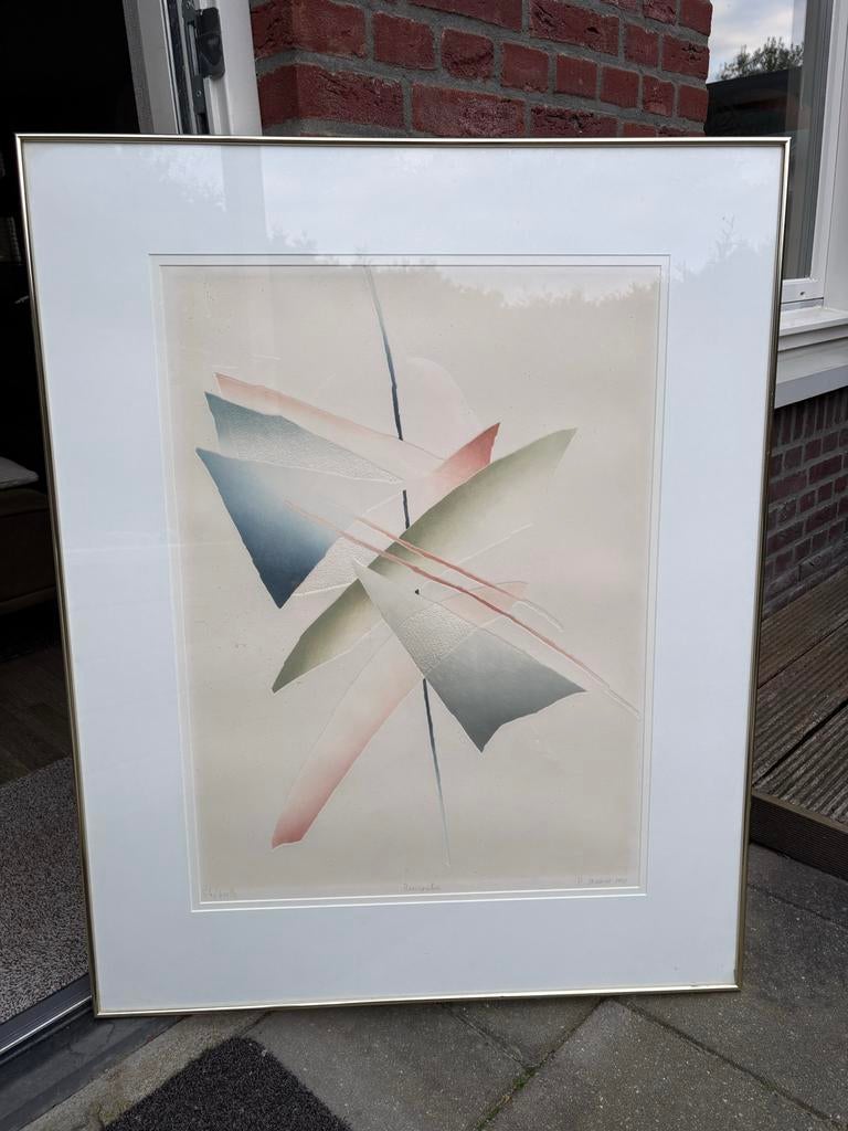 P. Jannin - Recontre - Gesigneerde en genummerde zeefdruk, Ophalen