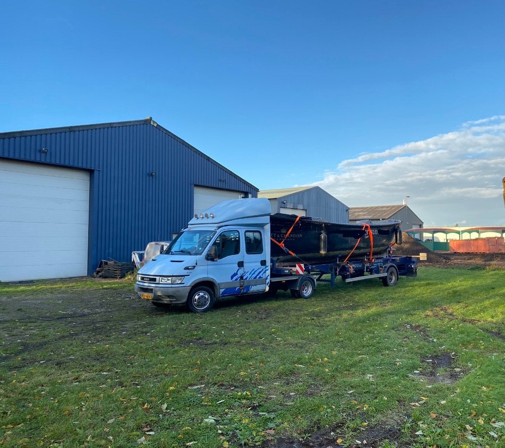 boottrailer sloeptrailer | combinatie incl. Iveco trekker, Ophalen, Gebruikt, 1500 tot 3000 kg, Sloepentrailer