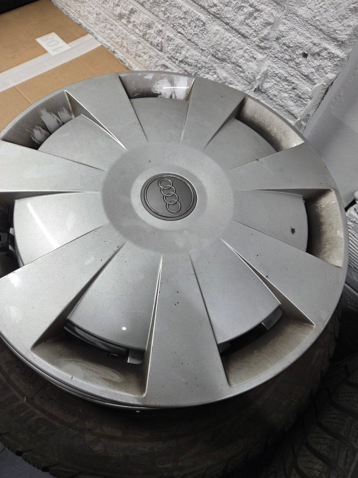 Originele Audi wieldop 16 inch, Ophalen, Gebruikt