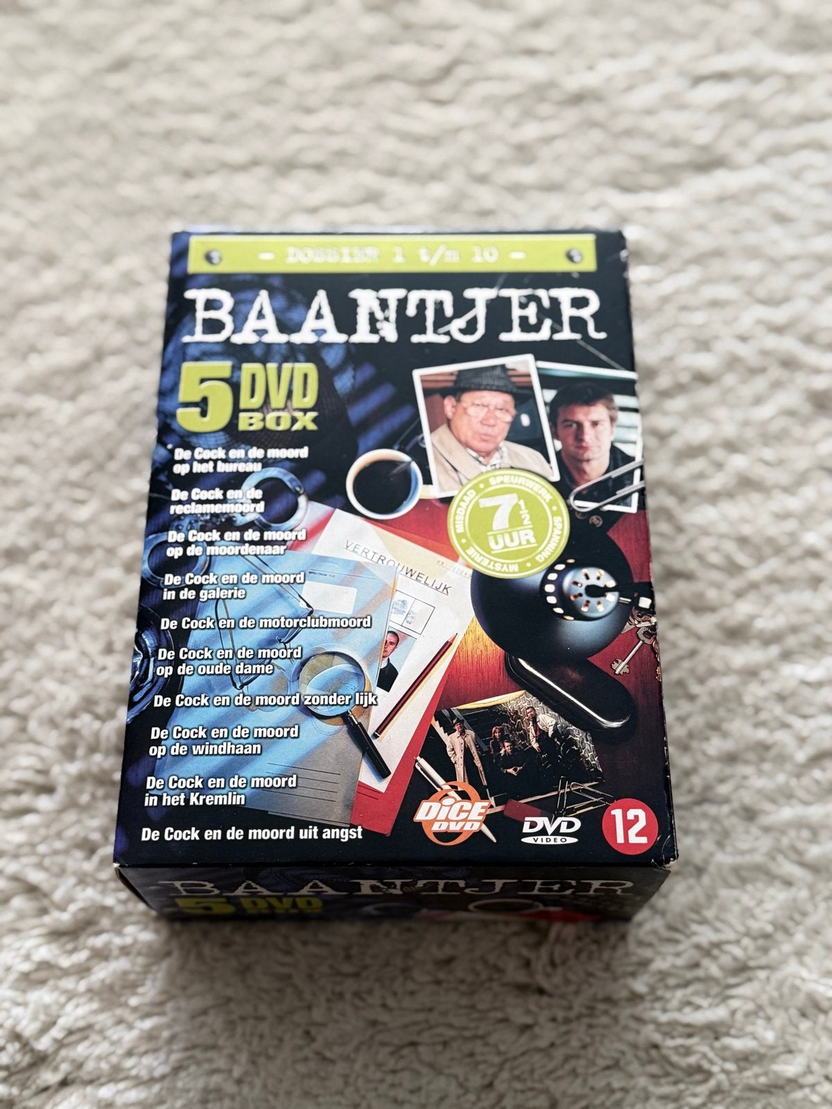 Baantjer 5 DVD Box - Dossiers 1 t/m 10, Gebruikt, Inclusief doosje, Ophalen of Verzenden, Nederlands