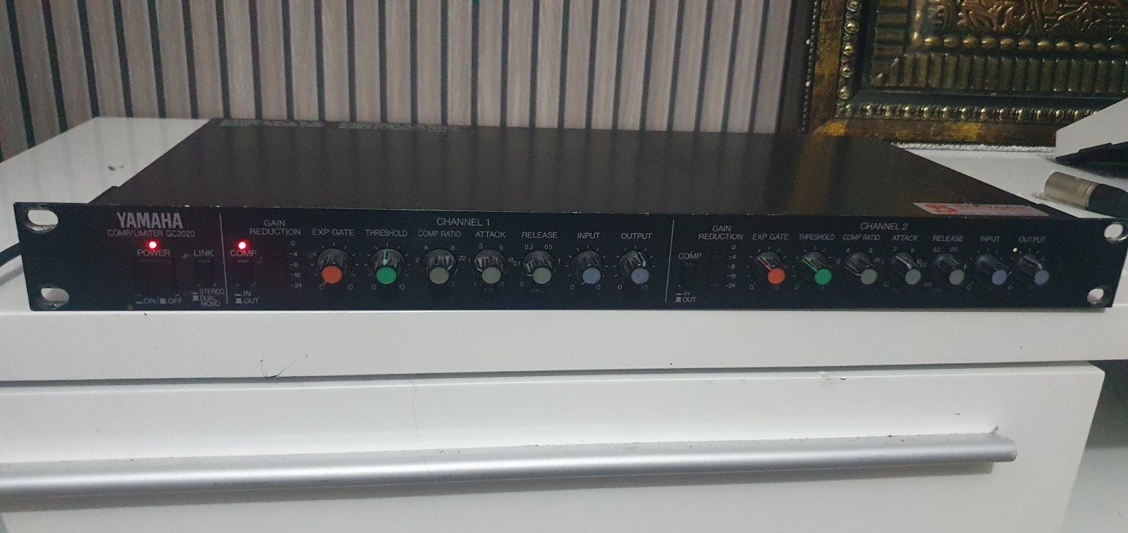 Yamaha COMP/LIMITER GC2020 - Audio Compressor/Limiter, Ophalen of Verzenden, Gebruikt