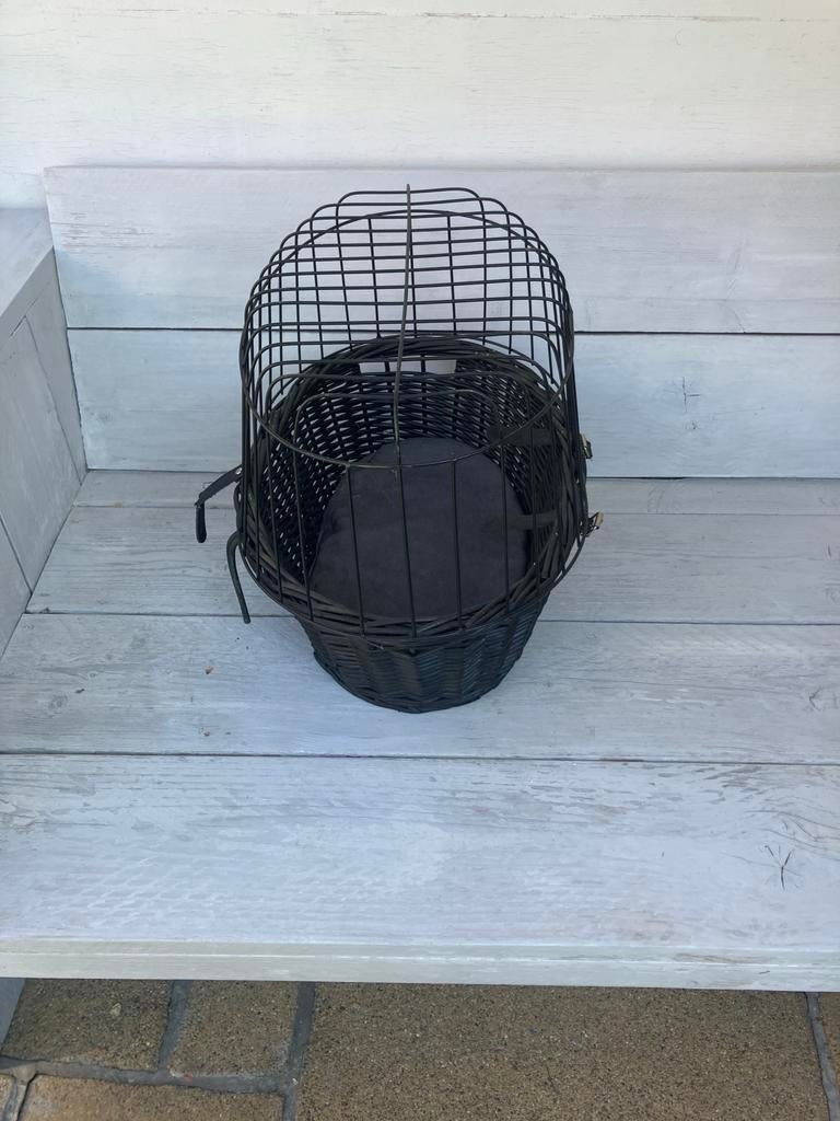 In prima staat reismand fiets kleine hond, Dieren en Toebehoren, Transportboxen, Ophalen, Zo goed als nieuw