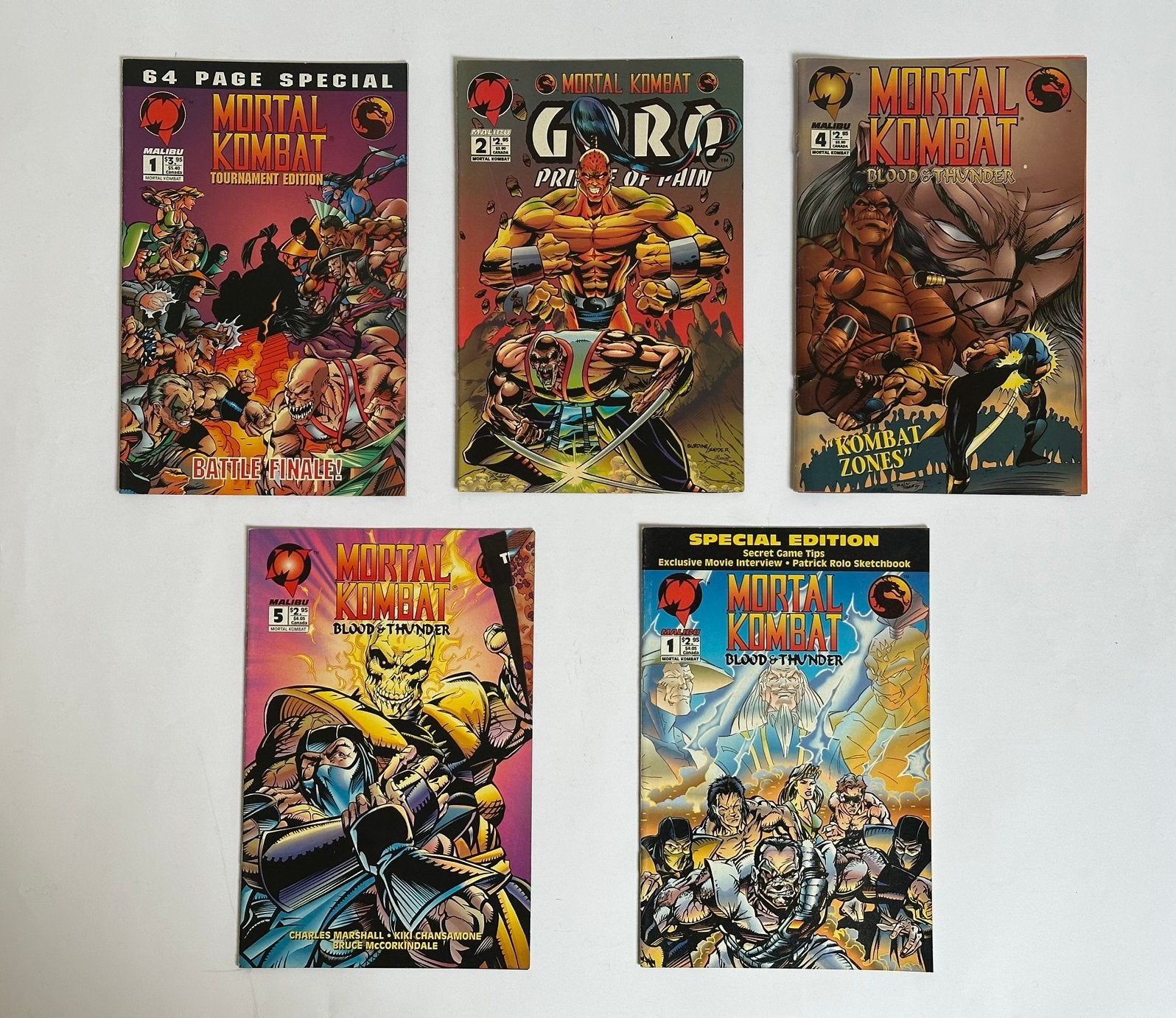 Mortal Kombat diversen strips, Meerdere comics, Ophalen of Verzenden, Zo goed als nieuw, Europa