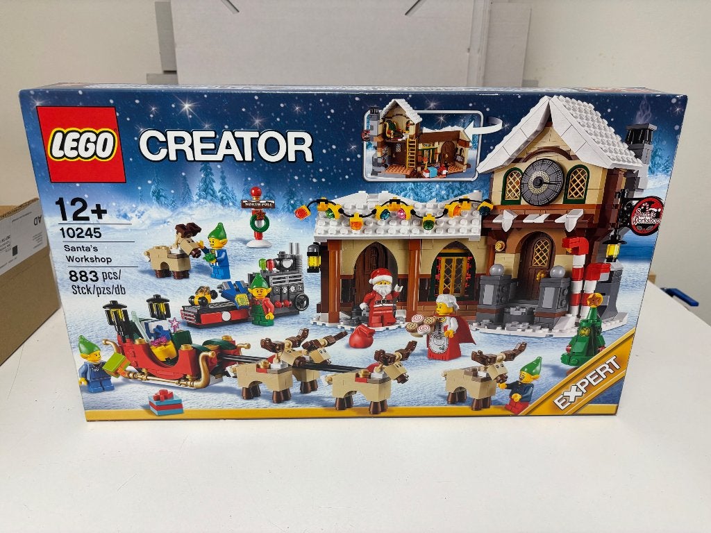 Lego 10245 Santa's Workshop nieuw geseald €199,95, Lego, Nieuw, Ophalen of Verzenden, Complete set