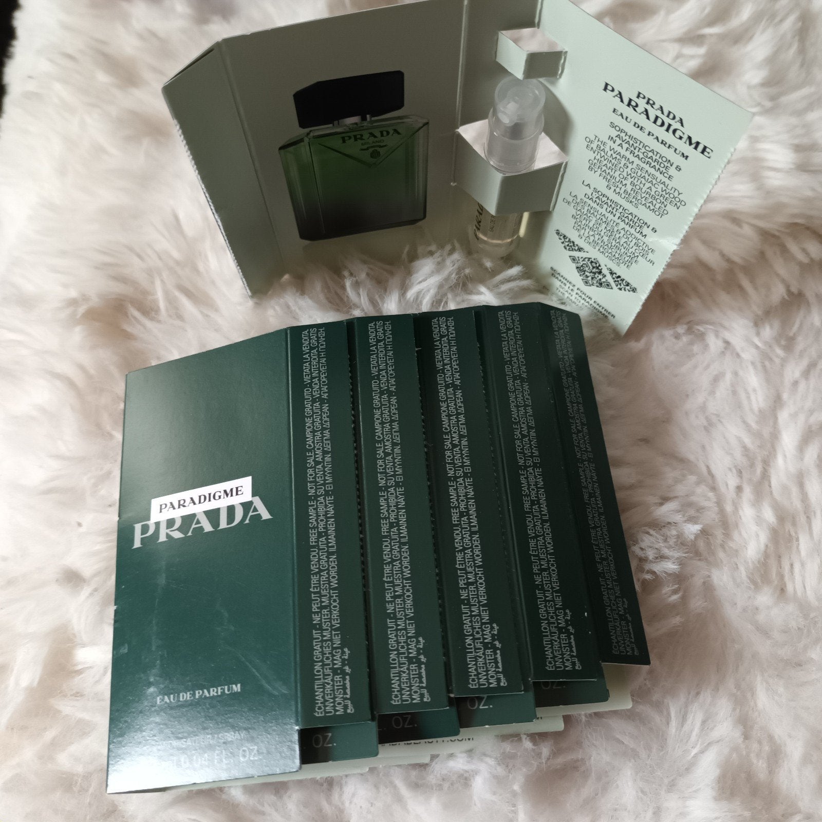PRADA PARADIGME heren parfum proefjes...6 stuks..nieuw, Ophalen of Verzenden, Nieuw
